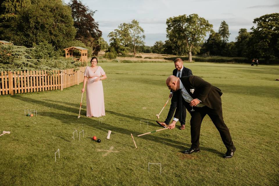 Croquet set for hire