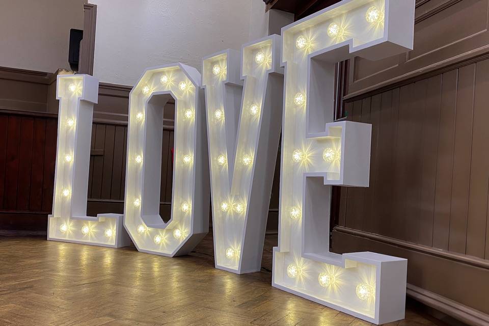 4ft LOVE Marquee Letters