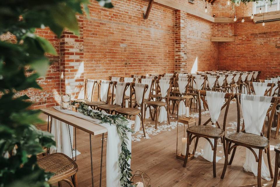 Ceremony in The Stables