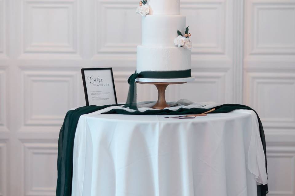 3 tier cake - Hengrave Hall