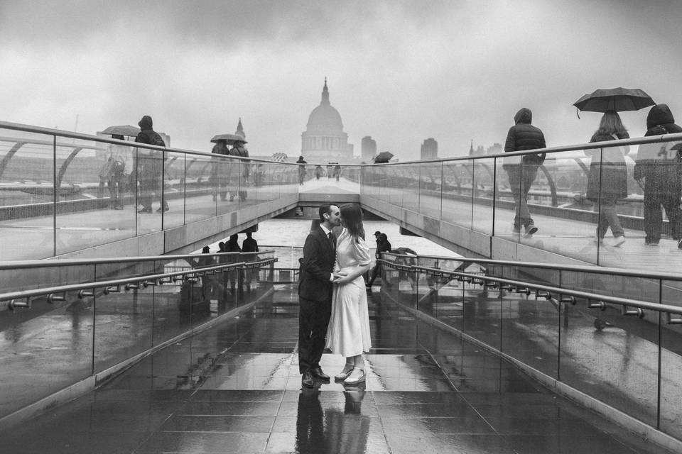 London Couple Wedding
