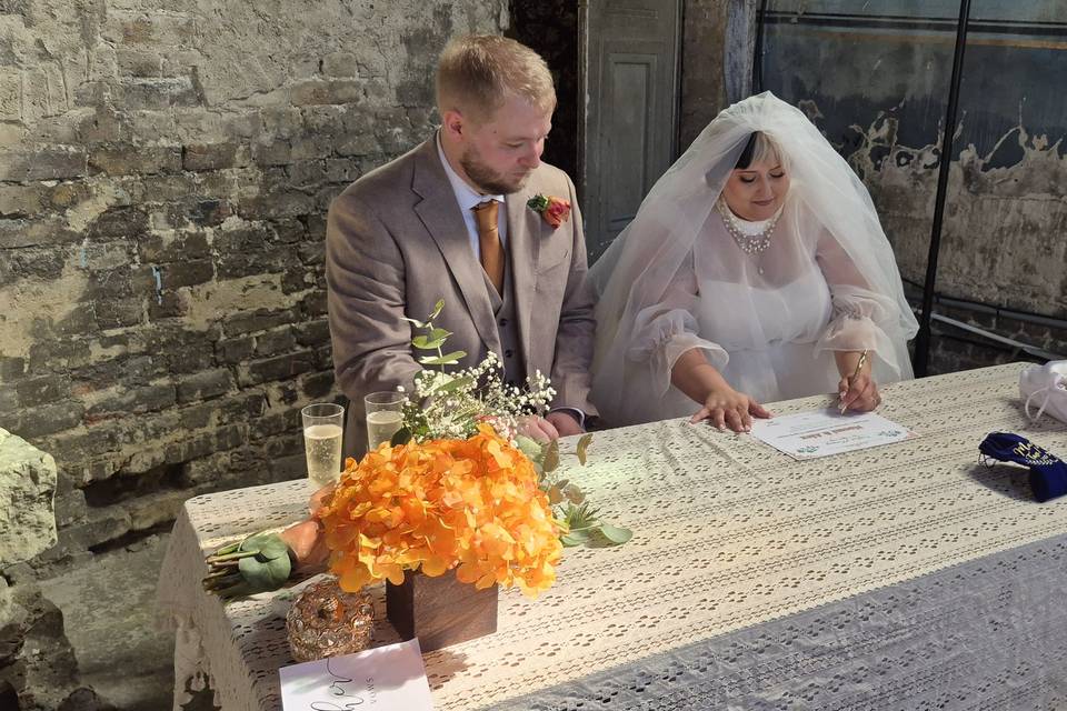 Naomi and Alex ceremony