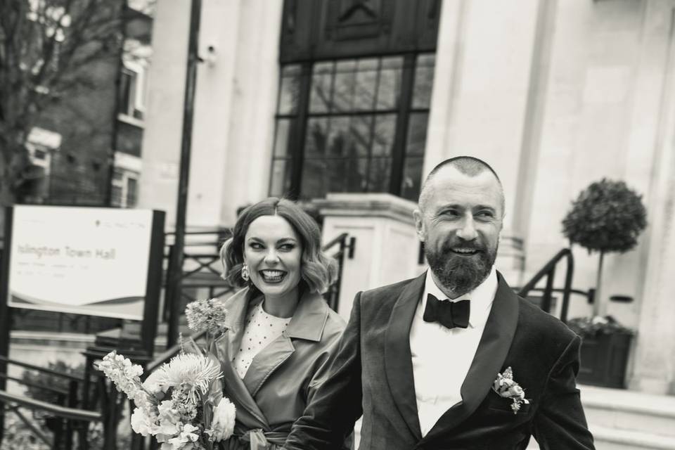 Islington Town Hall wedding