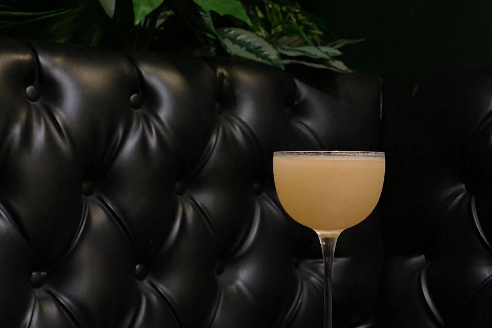 Cocktail served