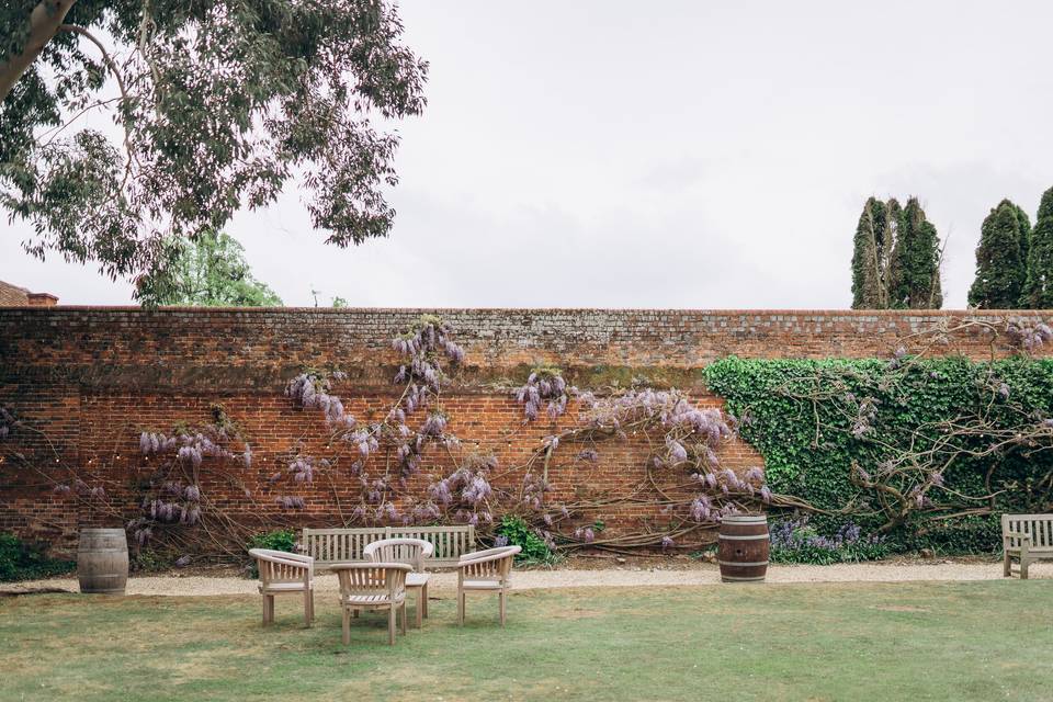 The Wisteria Wall in May