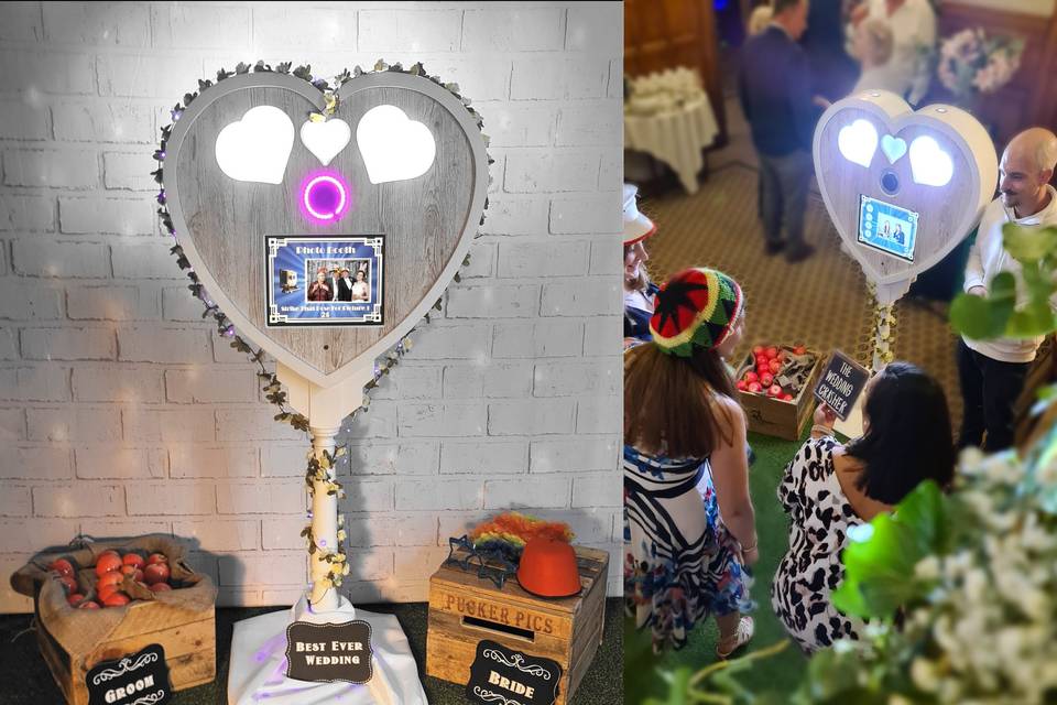 Rustic Heart Photo Booth