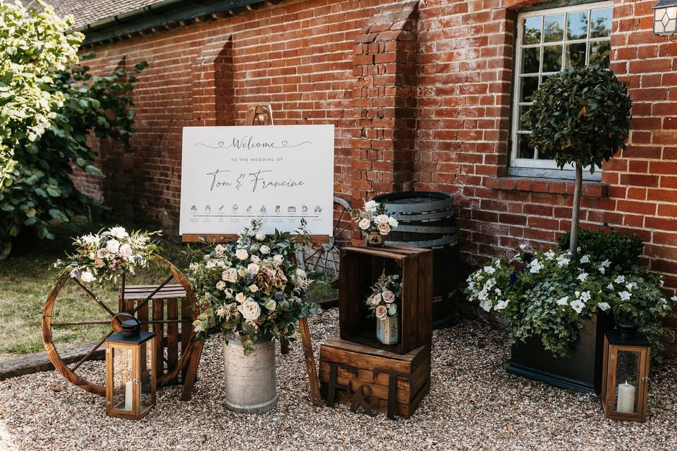 Vineyard Barn Entrance