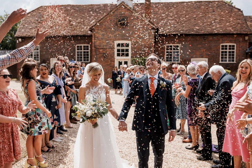 Confetti at Stanlake