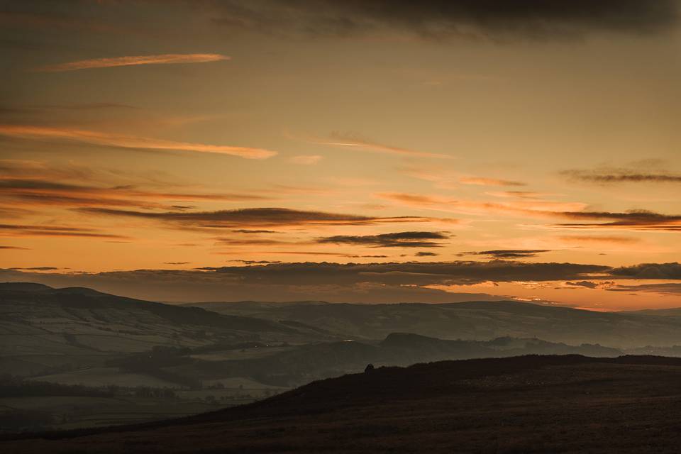 Sunset on the Moor