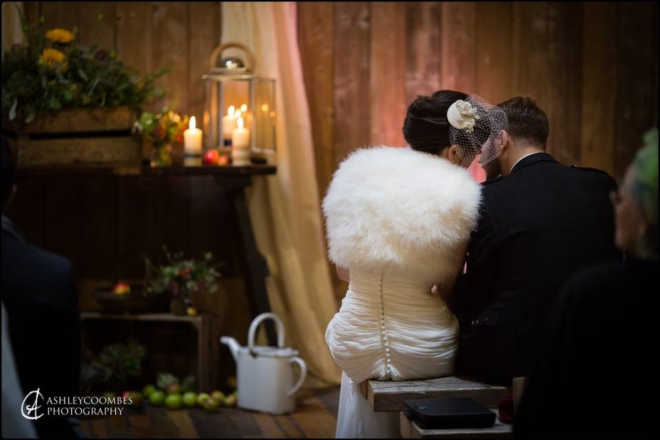 Stable Room Winter Wedding