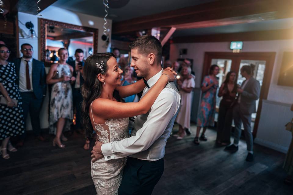 First dance in Ramblers bar