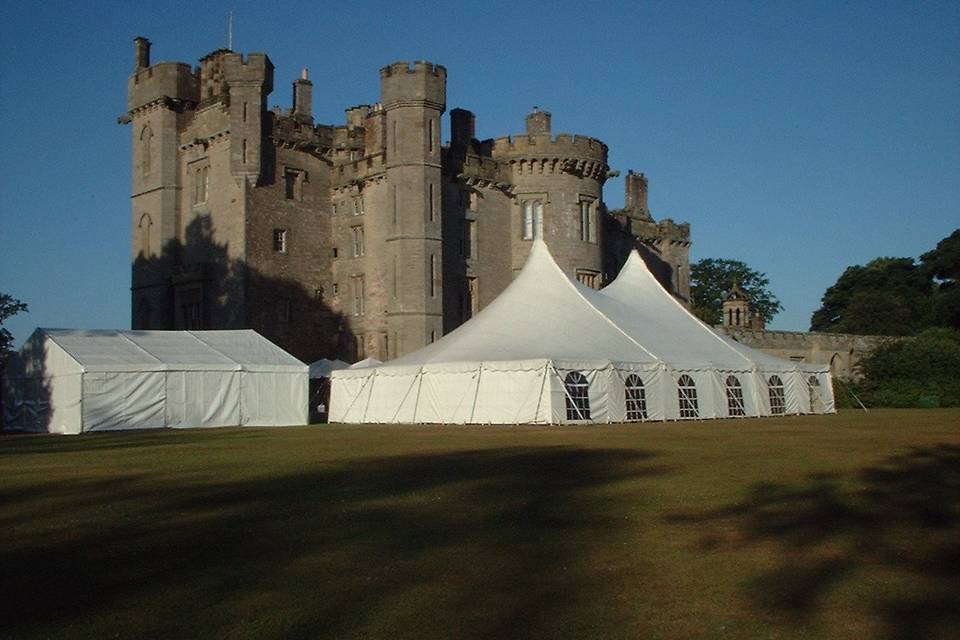 Duns Castle - Marquees welcome