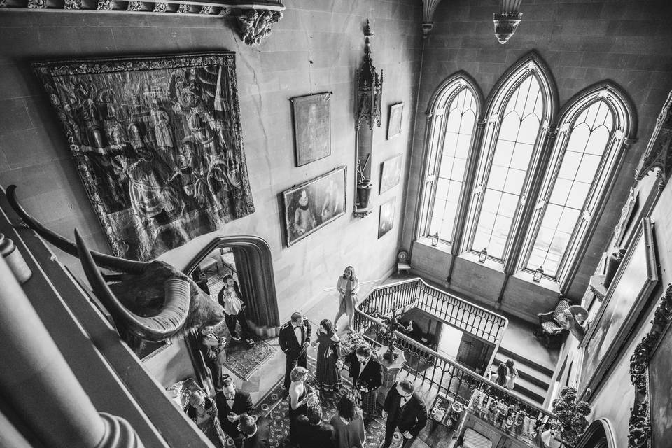 The Main Hall at Duns Castle