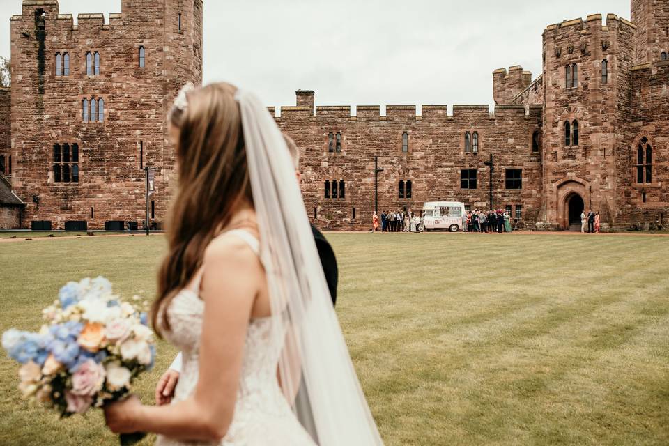 We got married in a castle