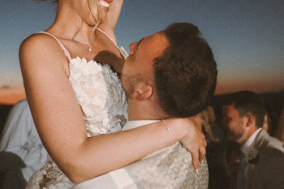 A greek wedding dance floor