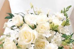 Beautiful rose cream bouquet