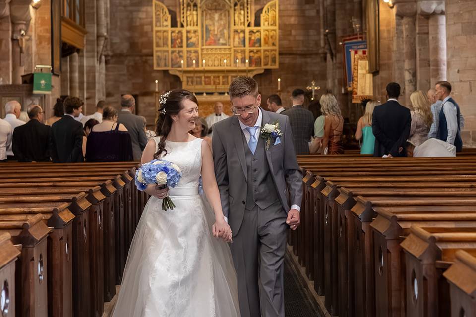 Shrewsbury Abbey wedding