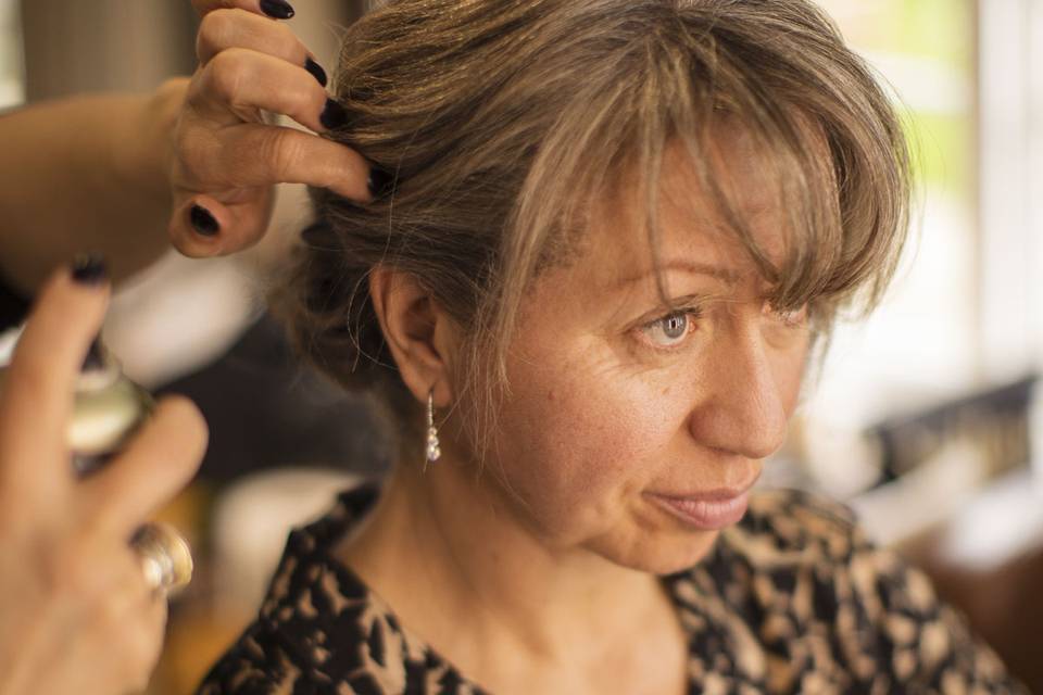 Bride Getting Ready