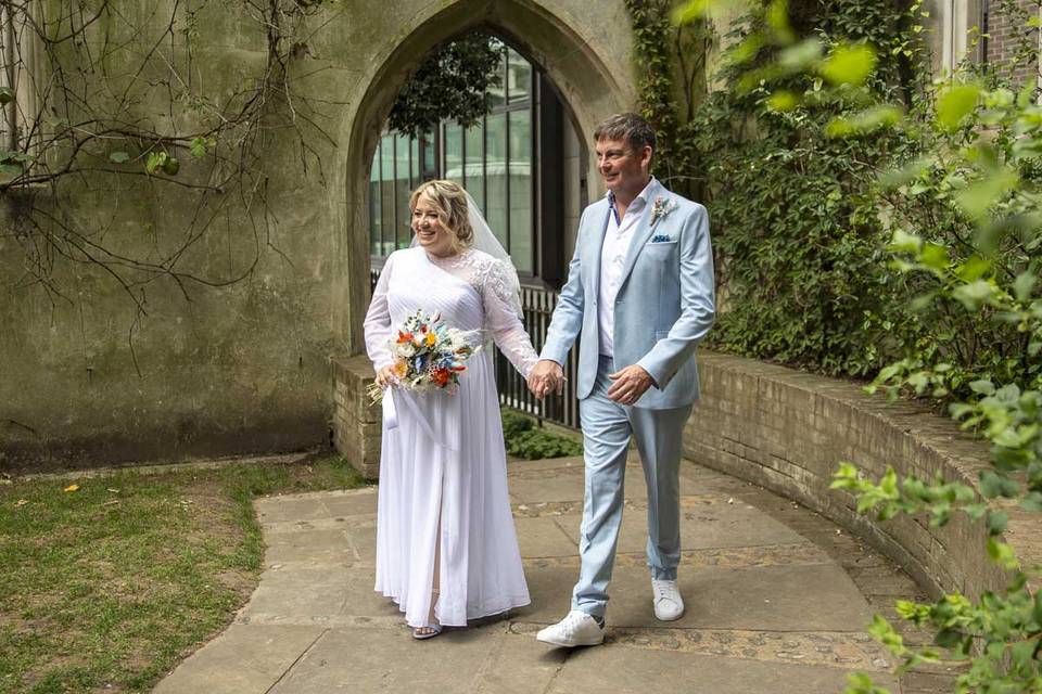 Ceremony St Dunstans, London