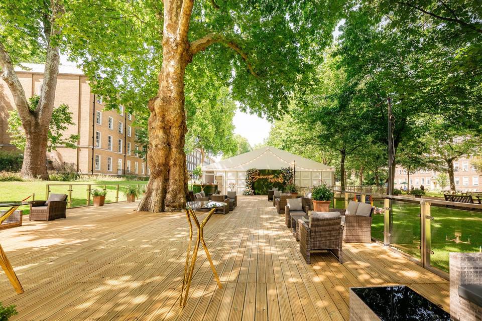 Summer Marquee Terrace