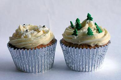 Christmasy cupcakes