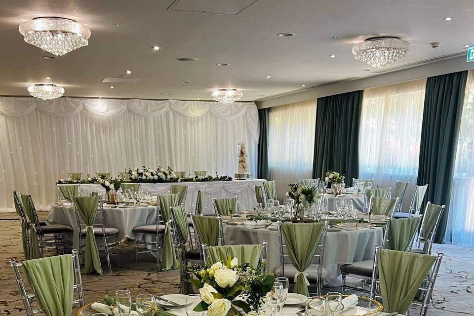 Wedding Breakfast set up