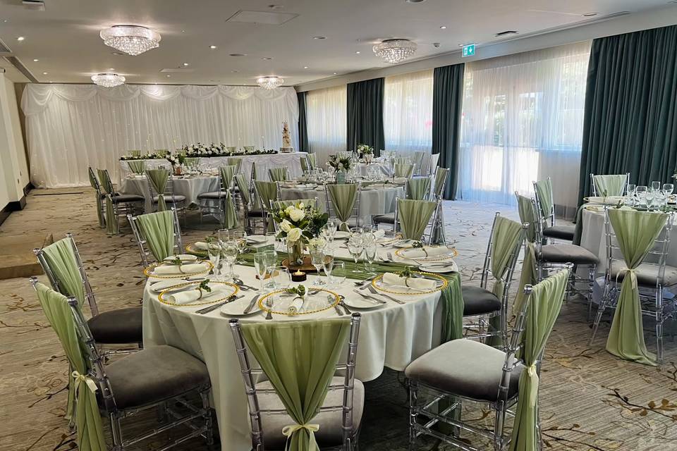 Wedding Breakfast set up