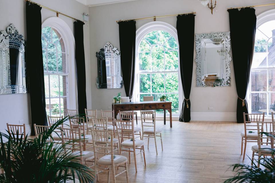 Exeter Castle ceremony room