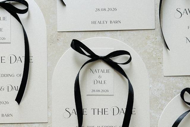 Modern wedding invitations, be