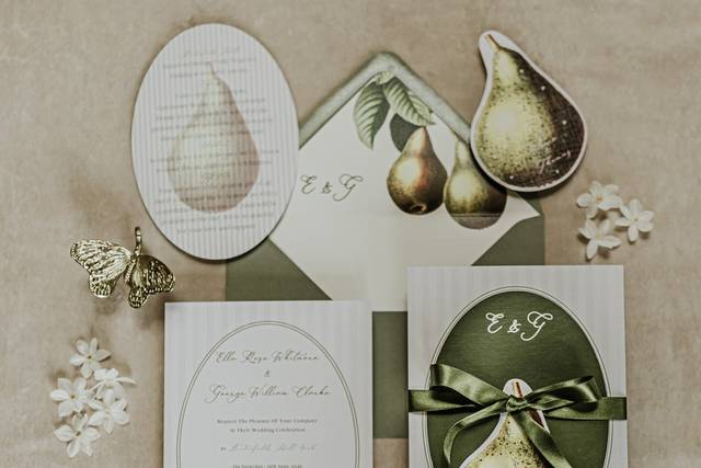 Modern wedding invitations, be