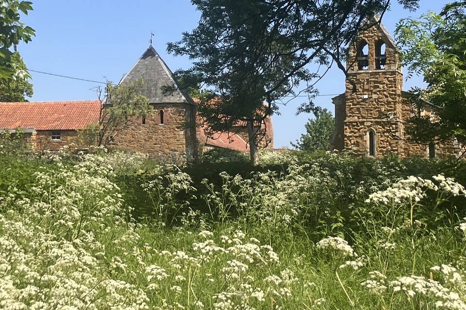 Barns, Dovecote & Church