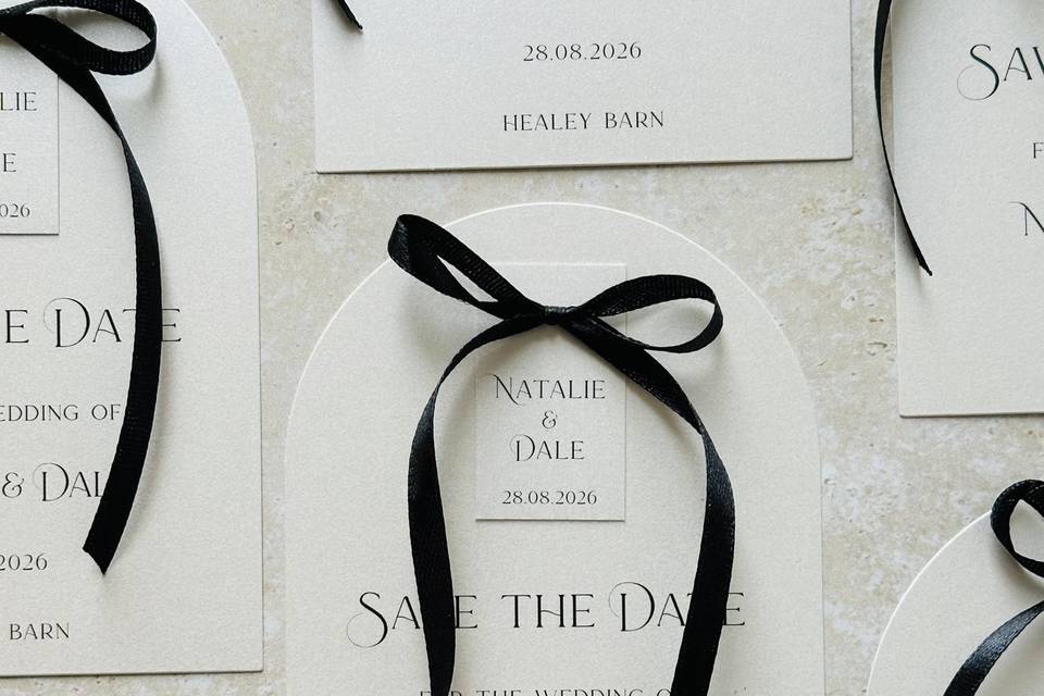 Modern wedding invitations, be