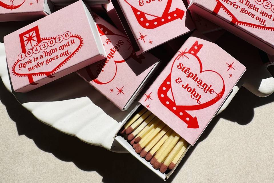 Modern wedding invitations, be