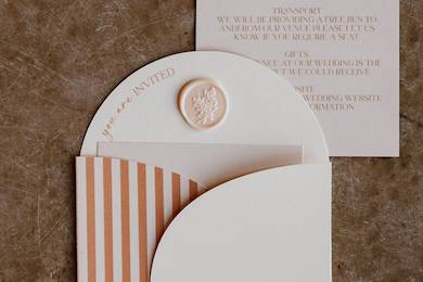 Modern, wedding invitations