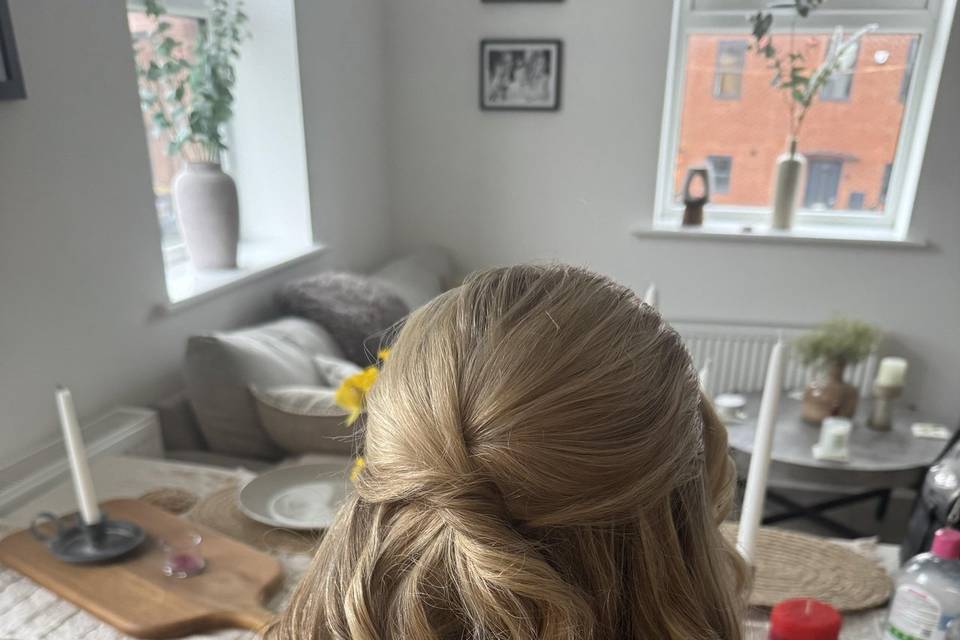 Half up