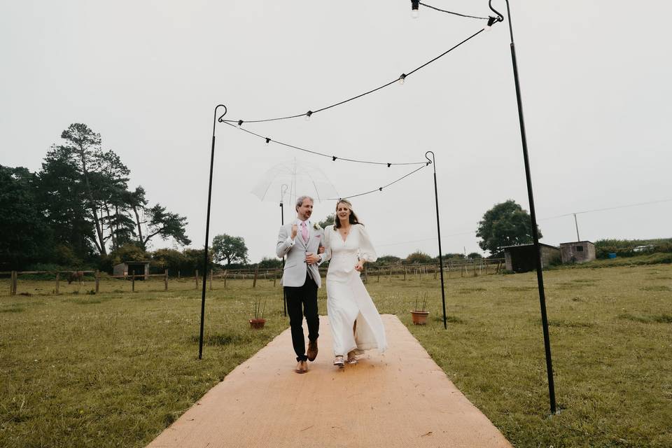 Bride and Groom entrance