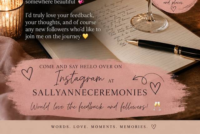 Sally Anne Ceremonies
