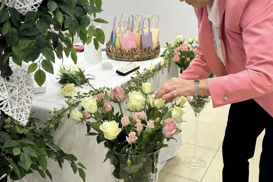 Showcasing at a wedding fair