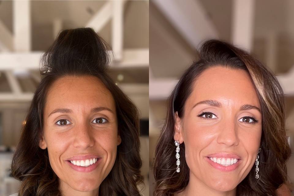 Bridal before and after