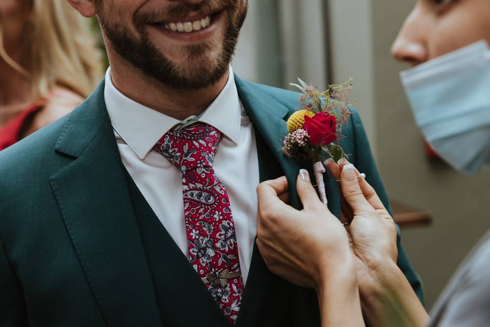 Vibrant Buttonhole