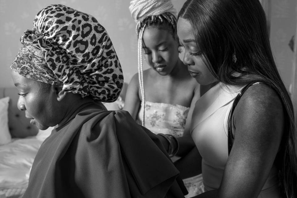 Dressing up, family moments