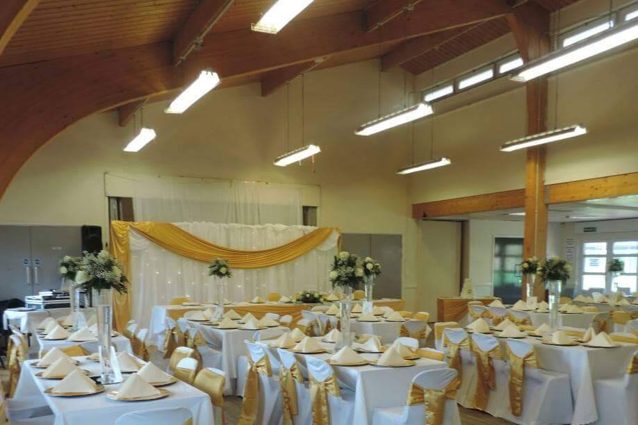 Gold theme decor