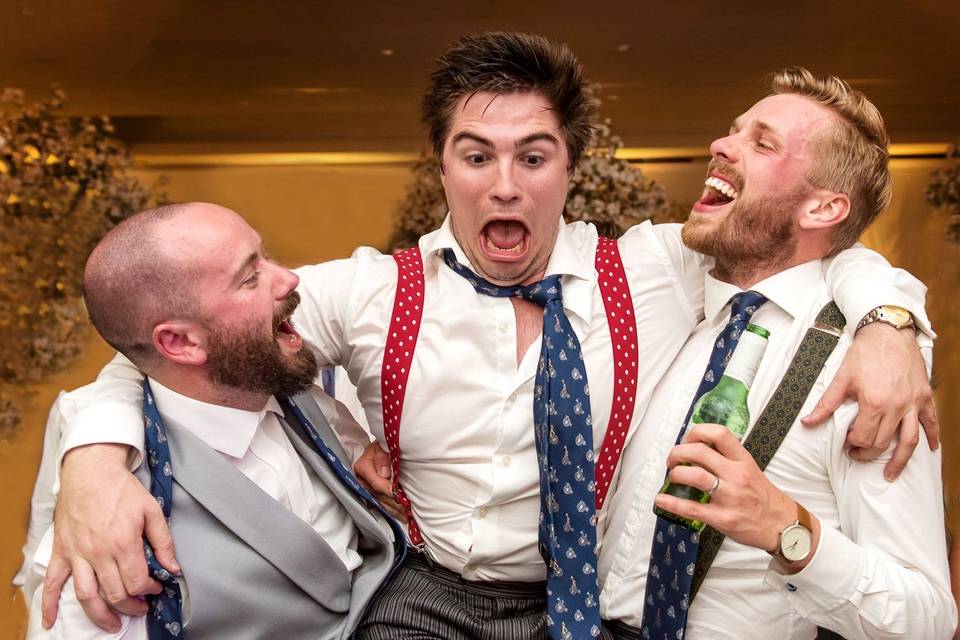 Groom on the dance floor