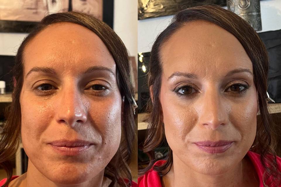 Bridal before and after