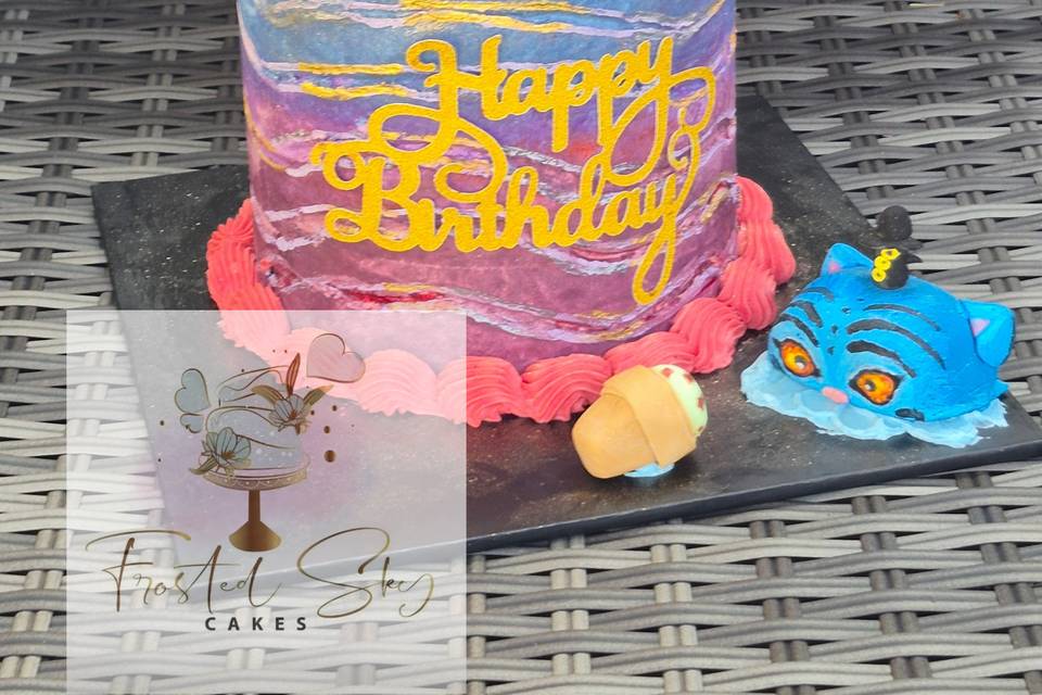 Kpop Demon Hunters Cake