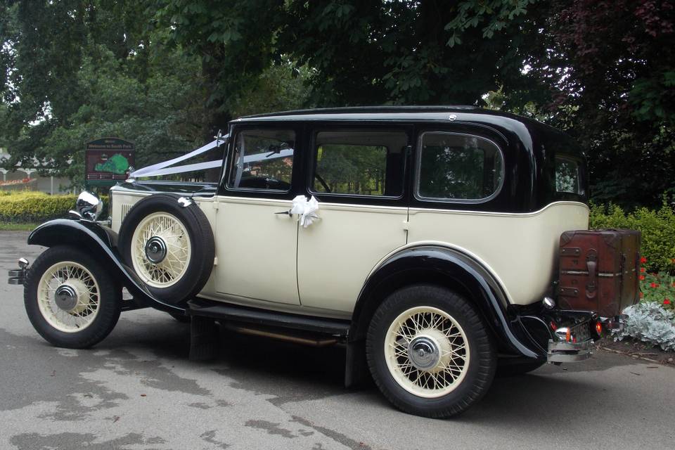 Vintage wedding car hire