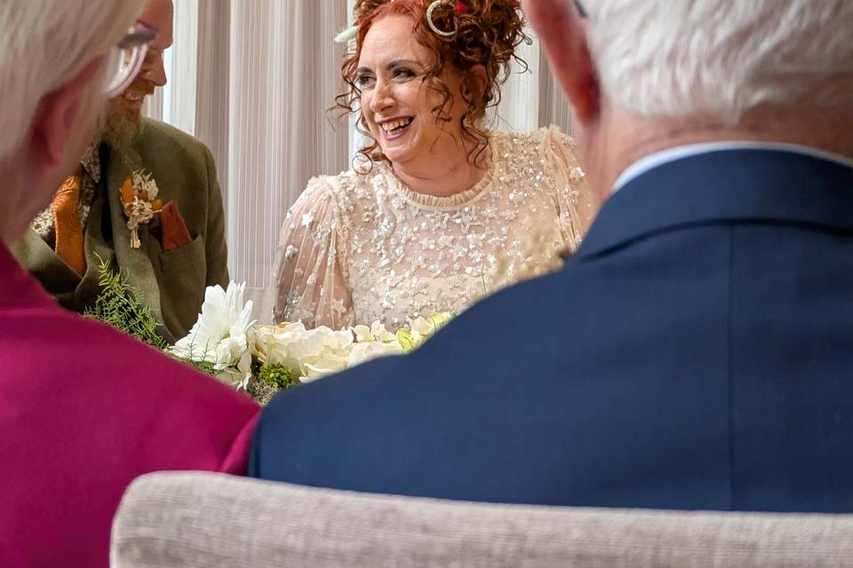 Signing the register