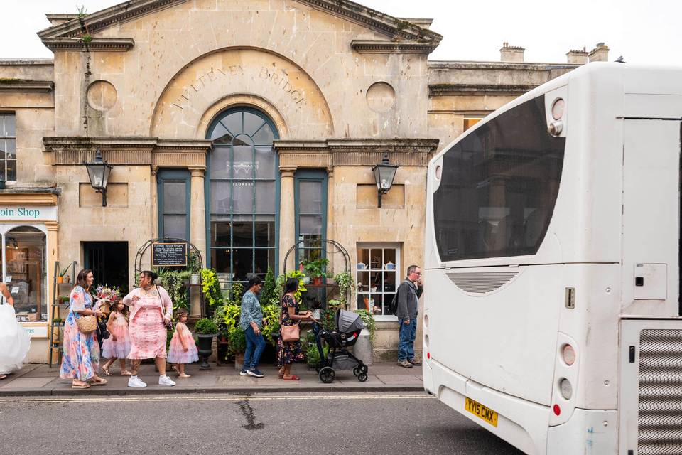 Bus in Bath