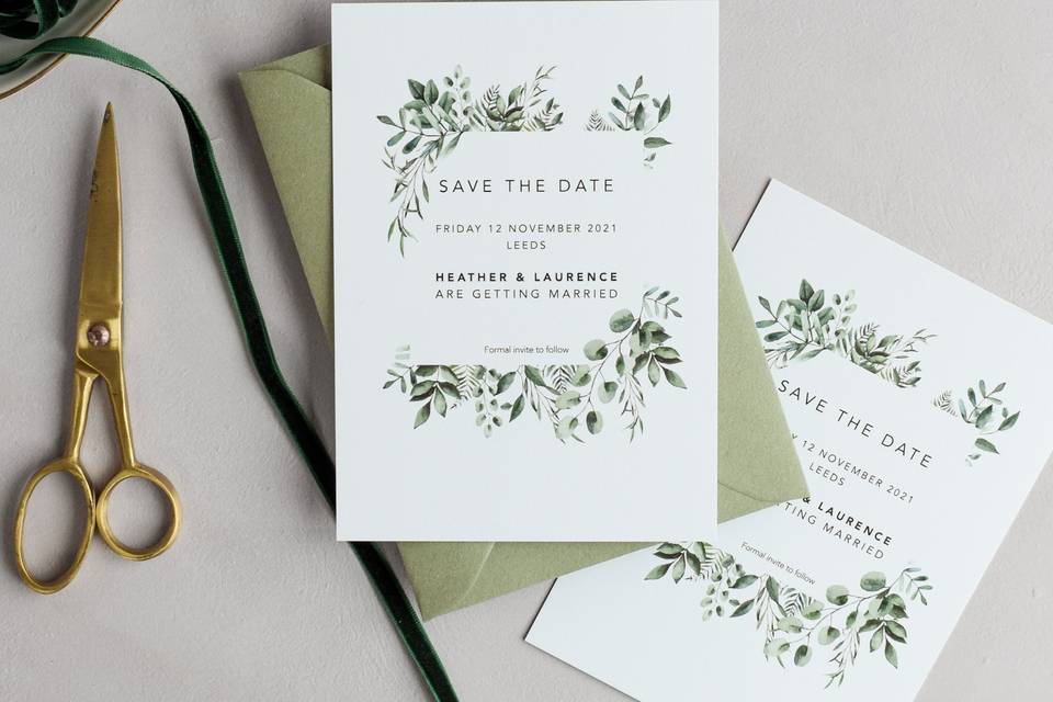 The Verdant save-the-date