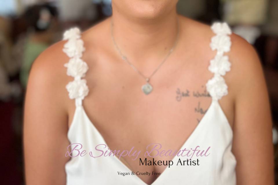 On her wedding day